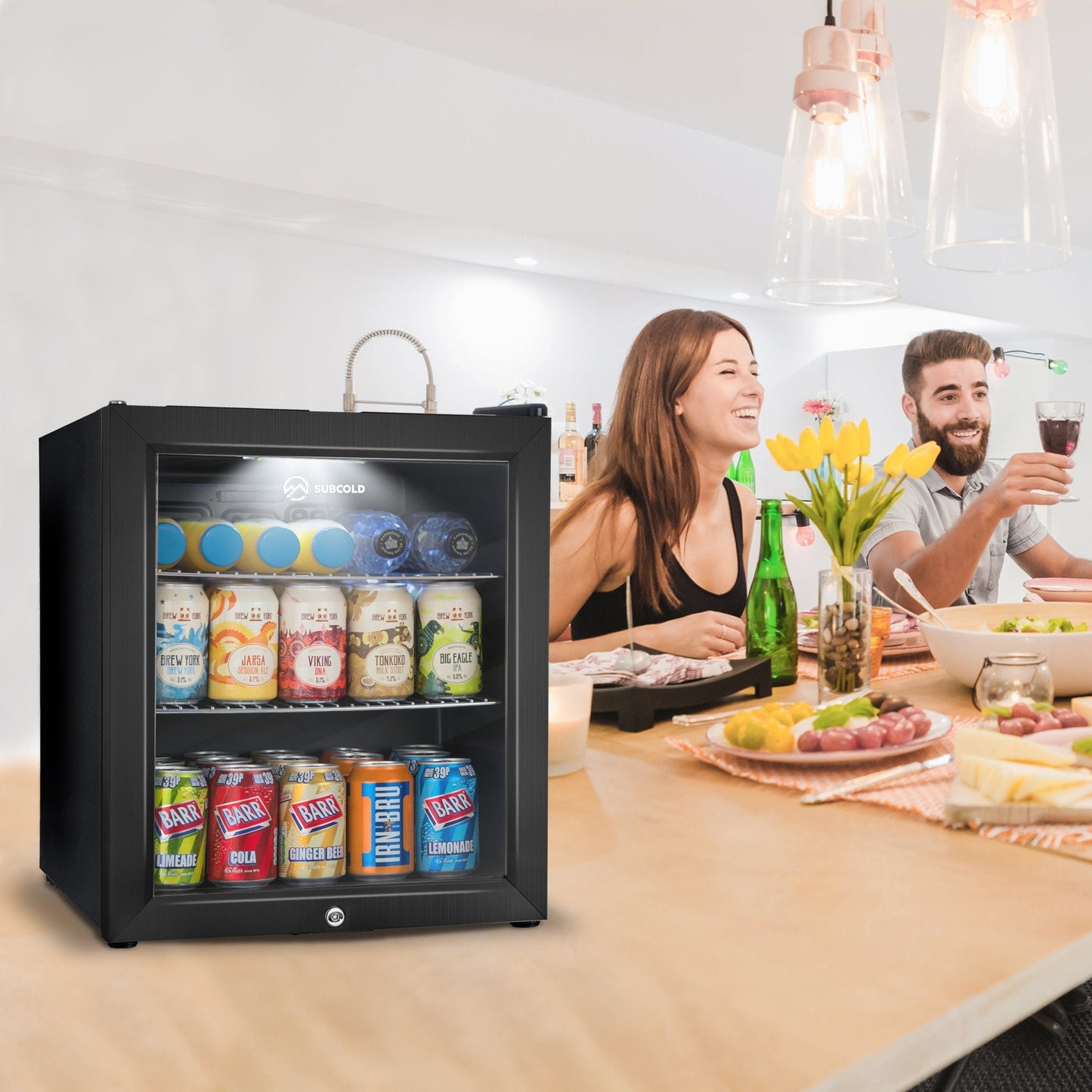 Subcold Super 50 LED Beer Fridge - Black