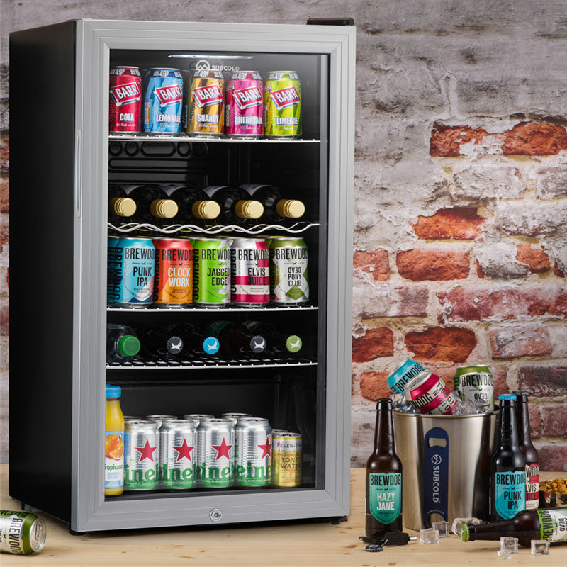 Subcold Super 85 LED Beer Fridge - Silver