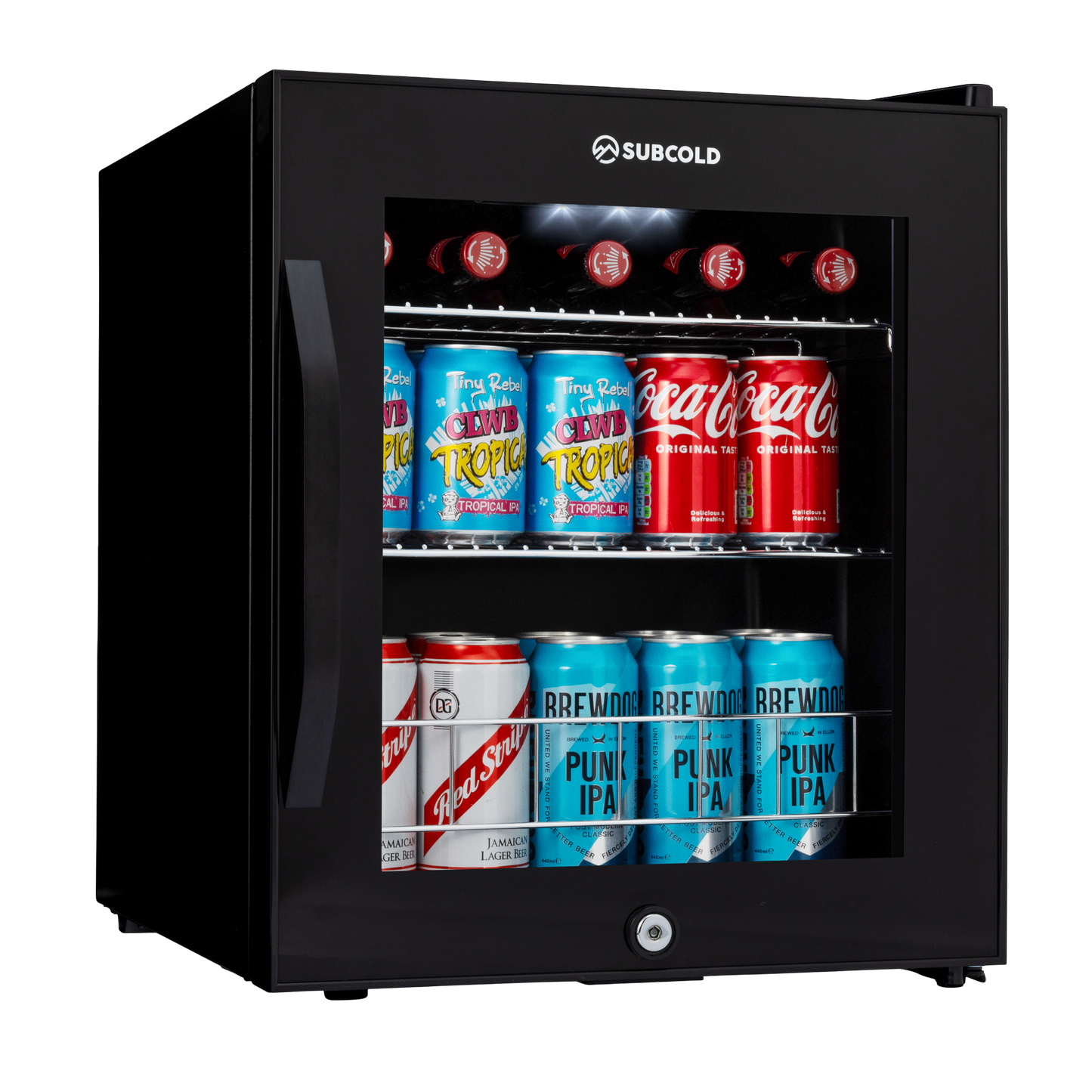 Subcold Ace 50 LED Touch Control Beer Fridge - Black