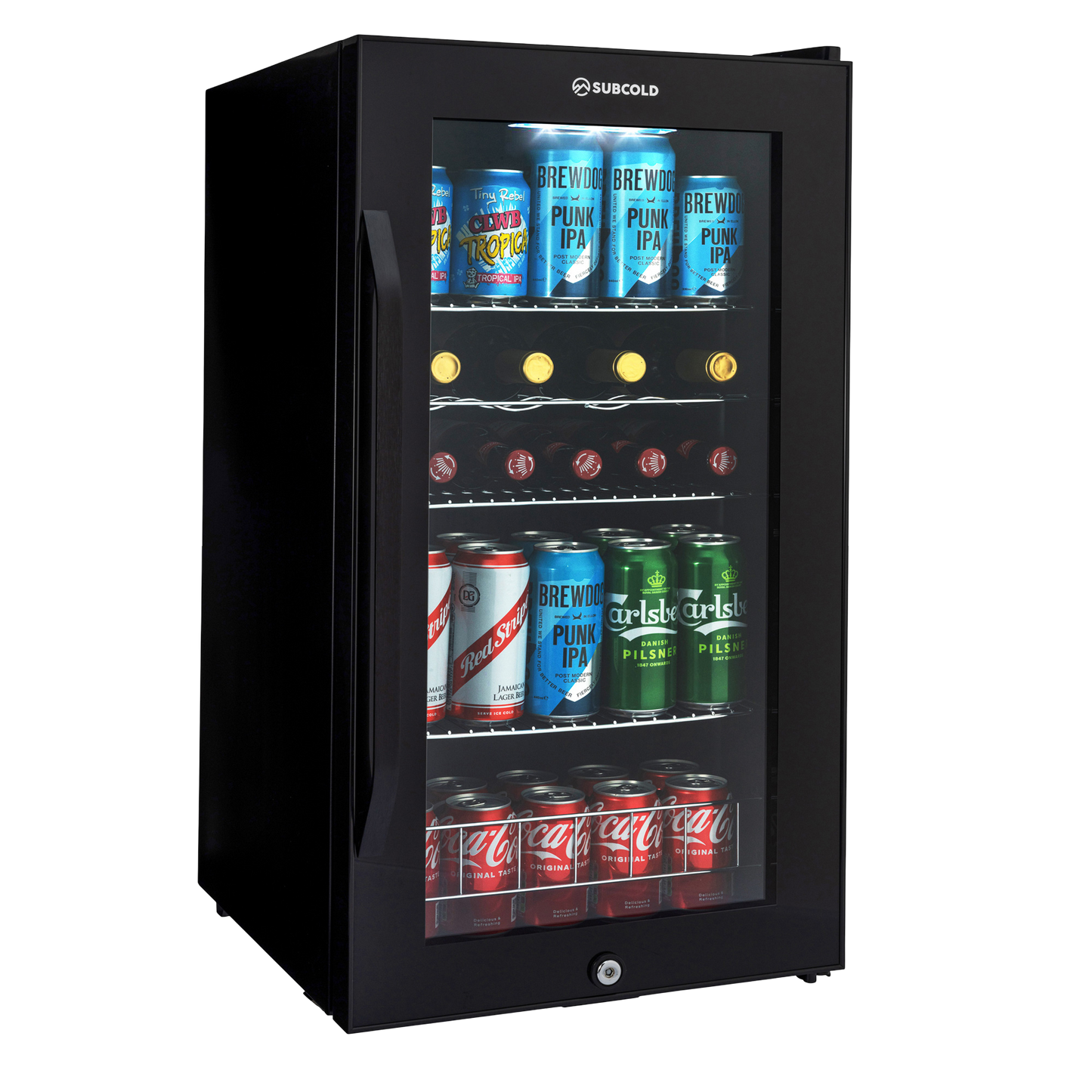 Subcold Ace 90 LED Touch Control Beer Fridge - Black
