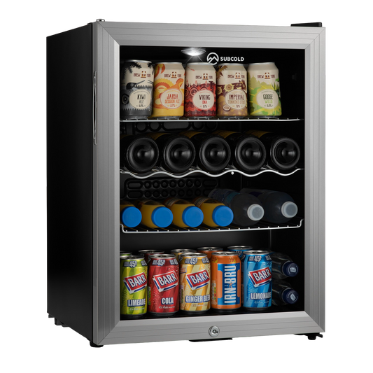 Subcold Super 65 LED Beer Fridge - Silver