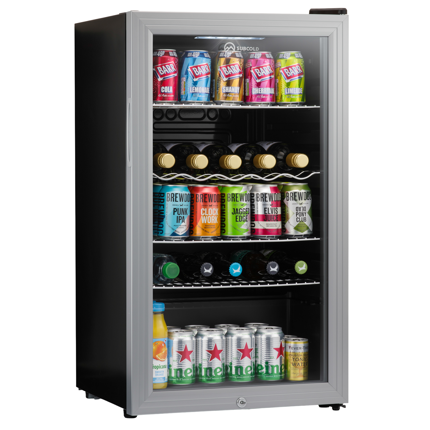Subcold Super 85 LED Beer Fridge - Silver