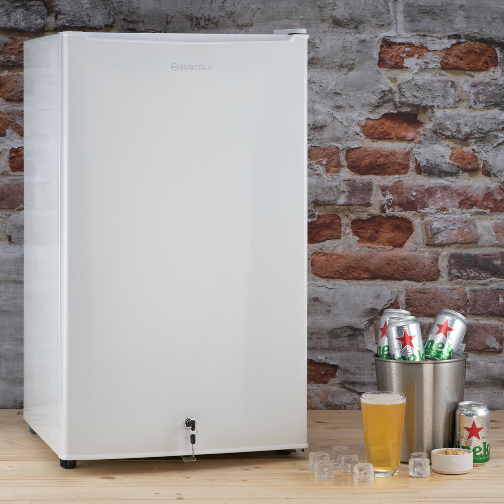 Subcold Eco100 LED Under Counter Fridge - White