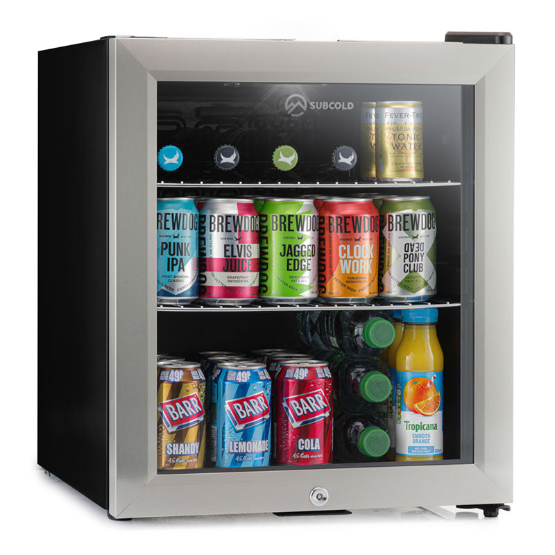Subcold Super 50 LED Beer Fridge - Stainless Steel